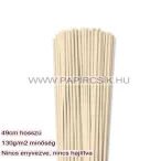   XL-Paket - Creme, 3mm Quilling Papierstreifen (240 Stück, 49 cm)