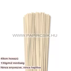   XL-Paket - Creme, 3mm Quilling Papierstreifen (240 Stück, 49 cm)