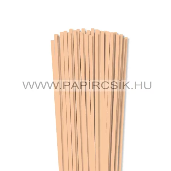 Körperfarbe / Pfirsich, 5mm Quilling Papierstreifen (100 Stück, 49 cm)