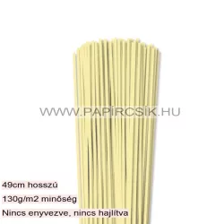   XL-Paket - Hellgelb, 3mm Quilling Papierstreifen (240 Stück, 49 cm)