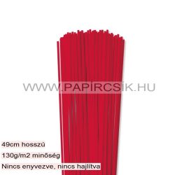 Rot, 3mm Quilling Papierstreifen (120 Stück, 49 cm)