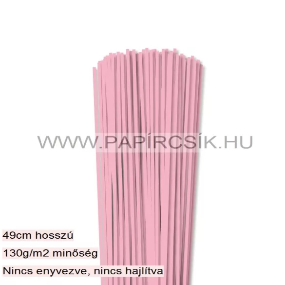 Rosa, 3mm Quilling Papierstreifen (100 Stück, 49 cm)