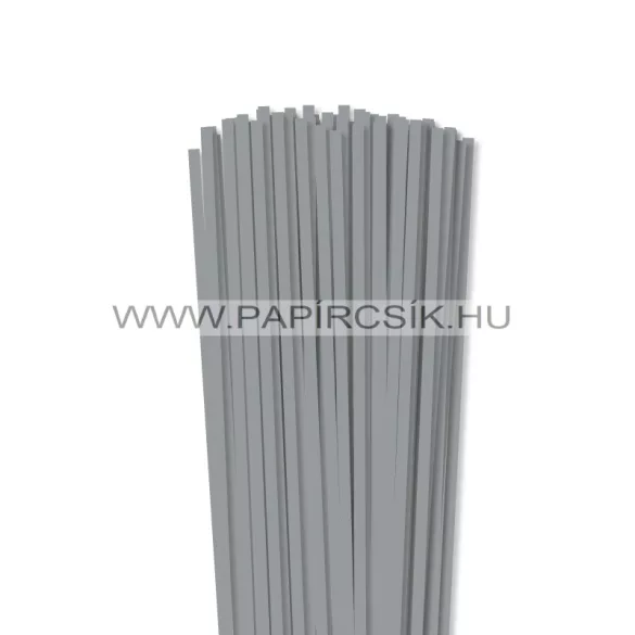 Steingrau, 7mm Quilling Papierstreifen (80 Stück, 49 cm)