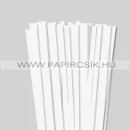   Perlweiß (Weißgrau), 10mm Quilling Papierstreifen (50 Stück, 49 cm)