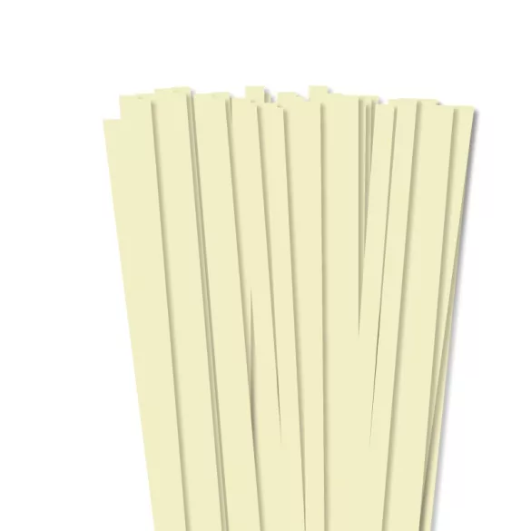 XL-Paket - Vanille, 10mm Quilling Papierstreifen (150 Stück, 49 cm)