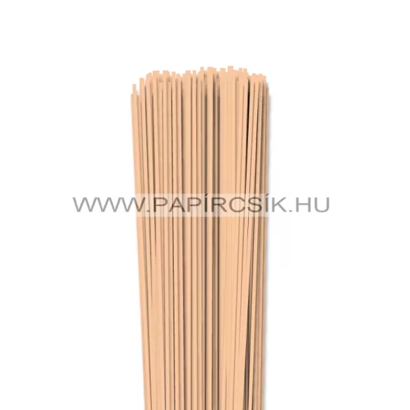 Körperfarbe / Pfirsich, 2mm Quilling Papierstreifen (120 Stück, 49 cm)