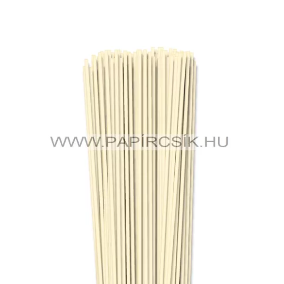 Elfenbein, 3mm Quilling Papierstreifen (100 Stück, 49 cm)