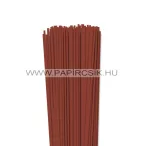 Rotbraun, 3mm Quilling Papierstreifen (100 Stück, 49 cm)