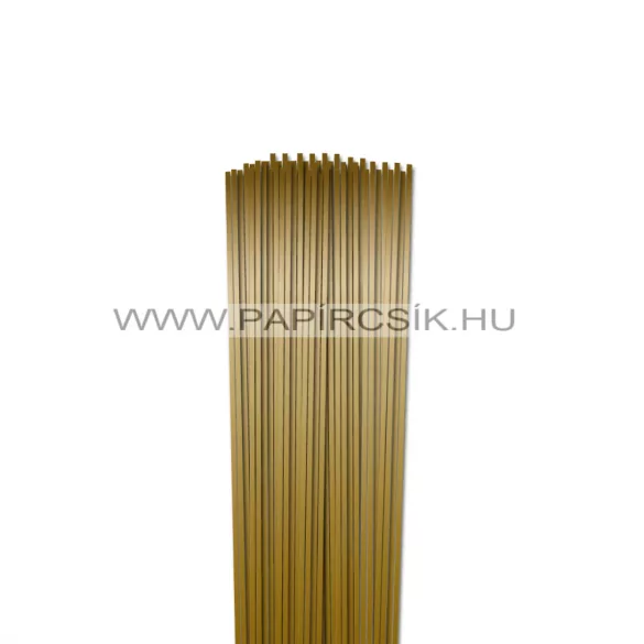 Gold (Antiq.), 3mm Quilling Papierstreifen (100 Stück, 50cm)