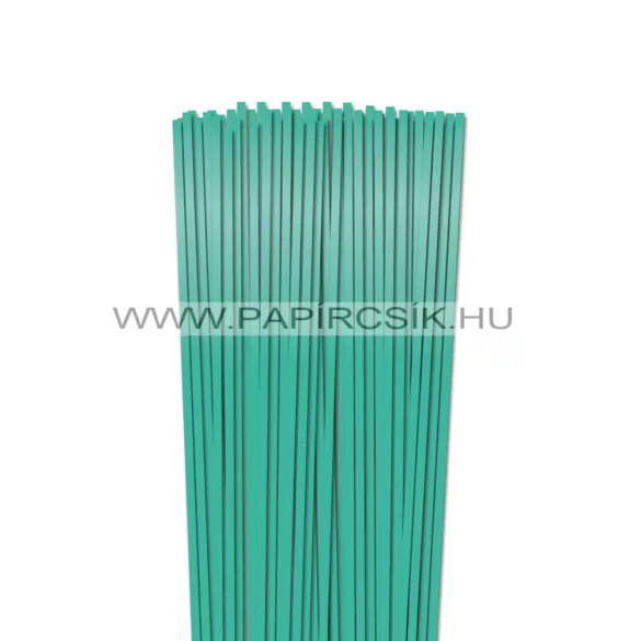 Minzgrün METAL, 5mm Quilling Papierstreifen (100 Stück, 49 cm)