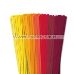 5mm Quilling Papierstreifen Starter Kit II. (8x20Stk, 49cm)