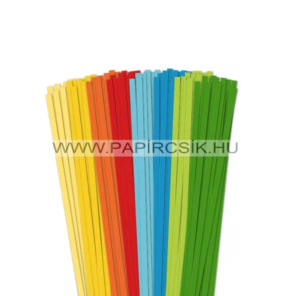 5mm Quilling Papierstreifen Starter Kit VII. (8x20Stk, 49cm)