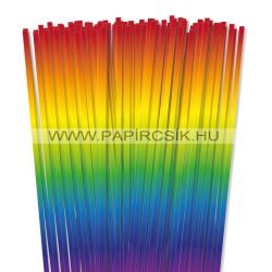 Regenbogen, 6mm Quilling Papierstreifen (90 Stück, 49 cm)