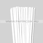   Weiß (Schneeweiß), 7mm Quilling Papierstreifen (80 Stück, 49 cm)