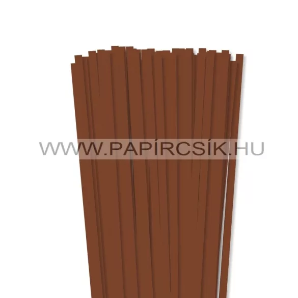 Braun, 7mm Quilling Papierstreifen (80 Stück, 49 cm)