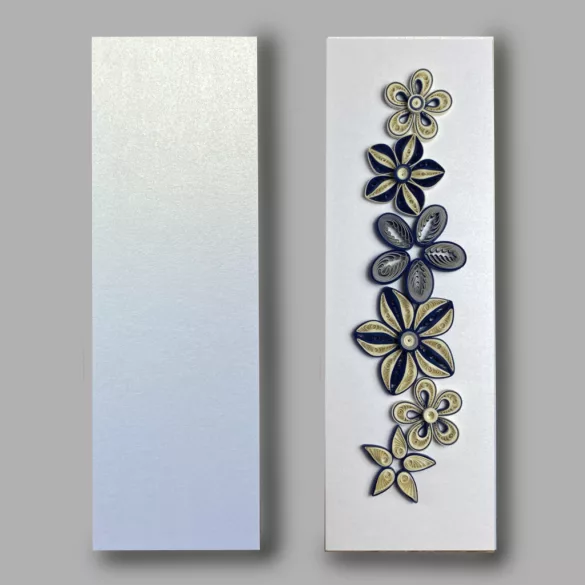 Quilling Bilderrahmen - weiß (13x18, 2cm)