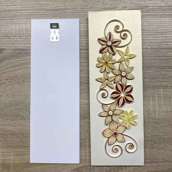 Quilling Bilderrahmen - weiß (13x18, 2cm)