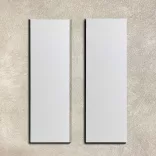 Wandbild-Rohling zum Dekorieren, MATTWEISS (2 Stk., 11 cm x 32 cm)