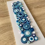 Wandbild-Rohling zum Dekorieren, MATTWEISS (2 Stk., 11 cm x 32 cm)