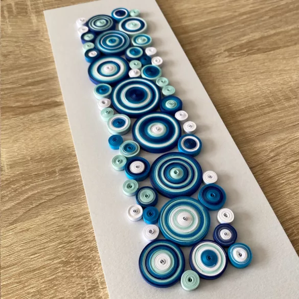 Wandbild-Rohling zum Dekorieren, MATTWEISS (2 Stk., 11 cm x 32 cm)