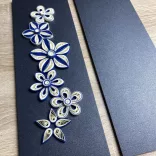 Quilling Bilderrahmen - weiß (13x18, 2cm)