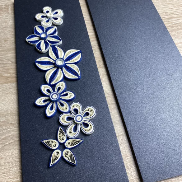 Quilling Bilderrahmen - weiß (13x18, 2cm)