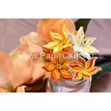 Blumen 1. - Quilling Muster (220 Stück Streifen und Beschreibung mit Bilder)