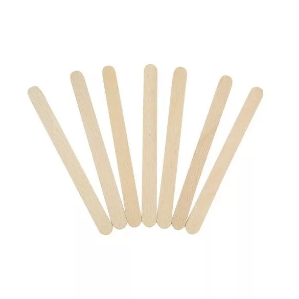 Holzspatel, 10 Stück (150 x 18 mm)