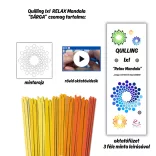 Quilling 1x1 - RELAX Mandala - Tanfolyam és kezdőkészlet 